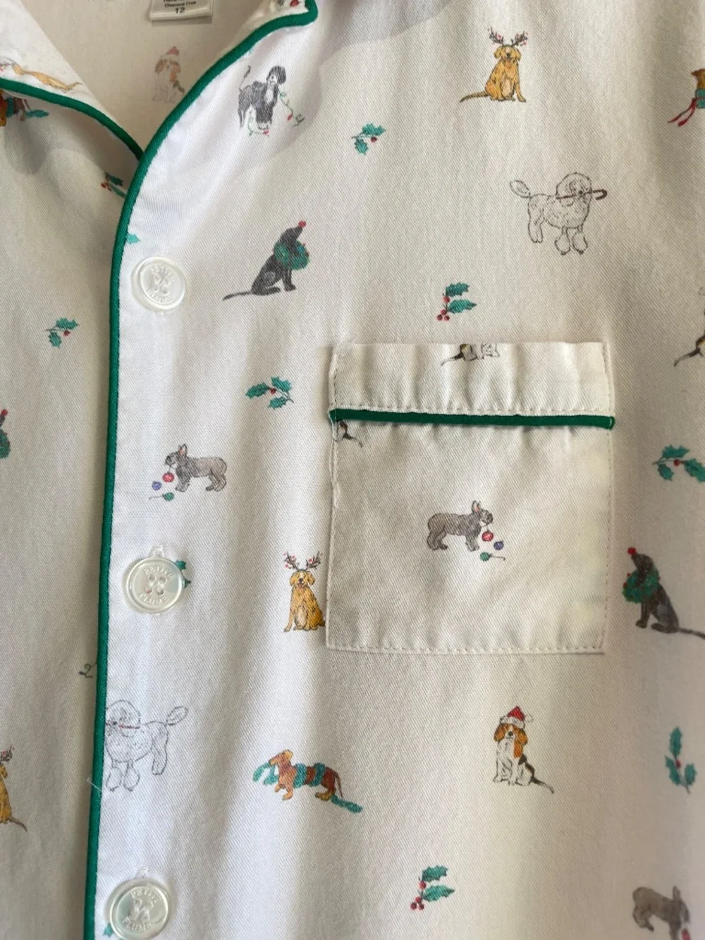 Jingle Paws Pj Top With Pup Dog Furrys